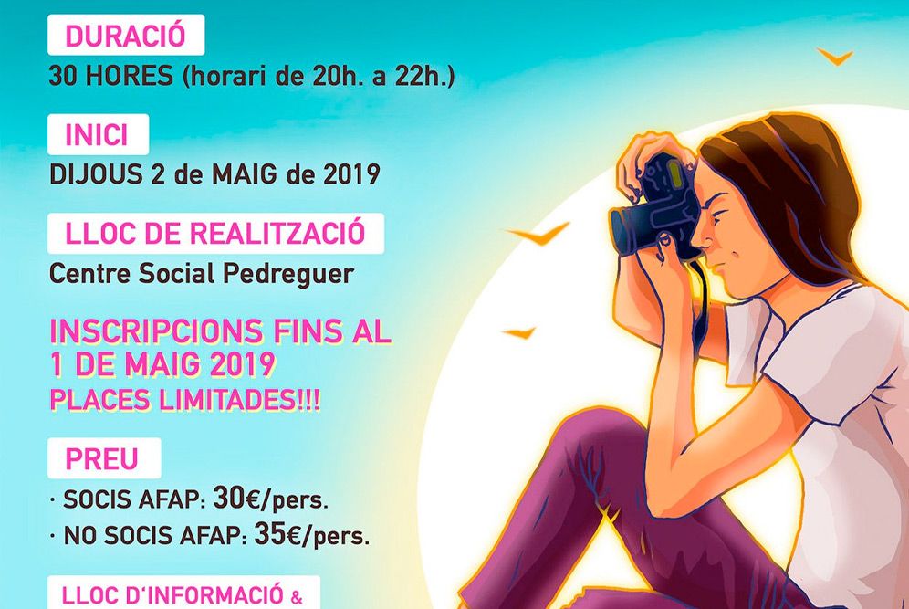 nou curs iniciacio a la fotografia